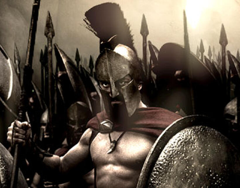 Gerard Butler in "300."