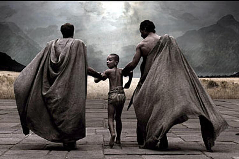 A 7-year-old Spartan boy is taken from his mother and plunged into a world of violence in "300."