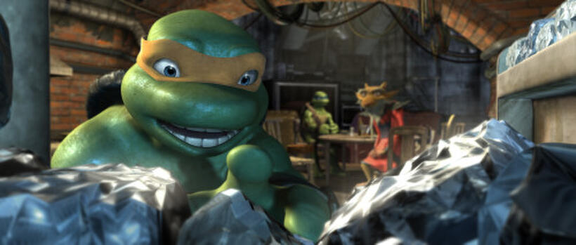 Michelangelo in "Teenage Mutant Ninja Turtles."