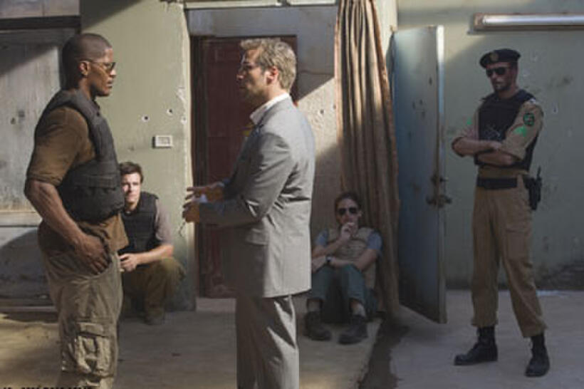 Jamie Foxx and Jennifer Garner in "The Kingdom."