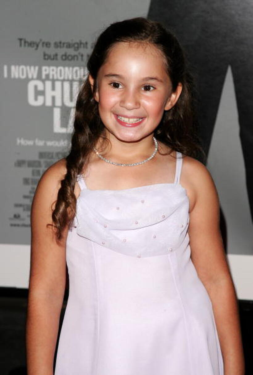 Actress Shelby Adamowsky at the N.Y. premiere of "I Now Pronounce You Chuck and Larry."