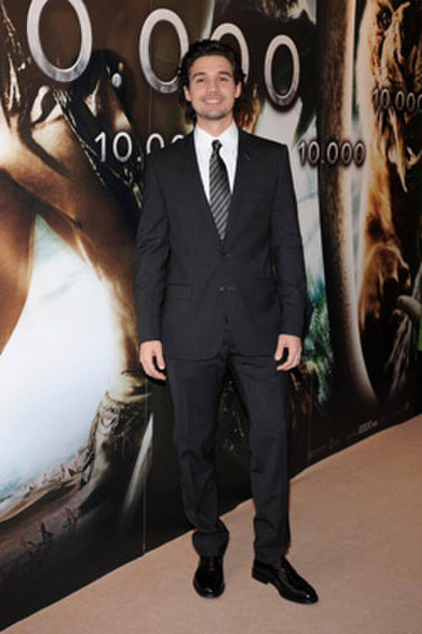 Actor Steven Strait at the Madrid premiere of "10,000 B.C." 