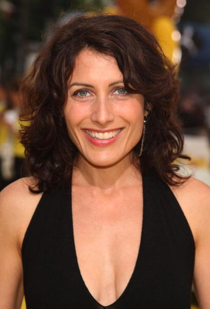 Lisa Edelstein at the L.A. premiere of "The Simpsons Movie."