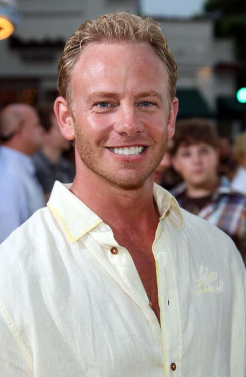 Ian Ziering at the L.A. premiere of "The Simpsons Movie."