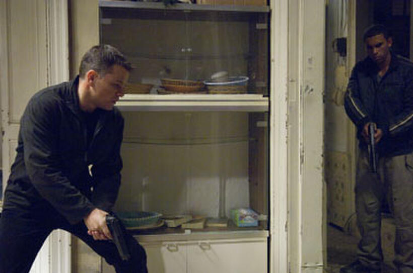 Matt Damon and Joey Ansah in "The Bourne Ultimatum."
