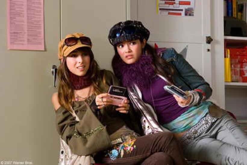 Daniella Monet and Kelly Vitz in "Nancy Drew."