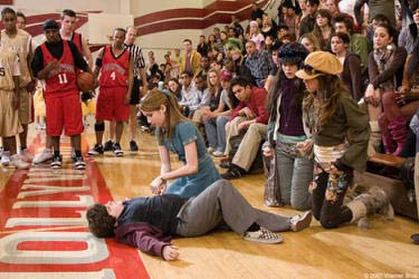 Emma Roberts, Josh Flitter, Kelly Vitz, and Daniella Monet in "Nancy Drew."