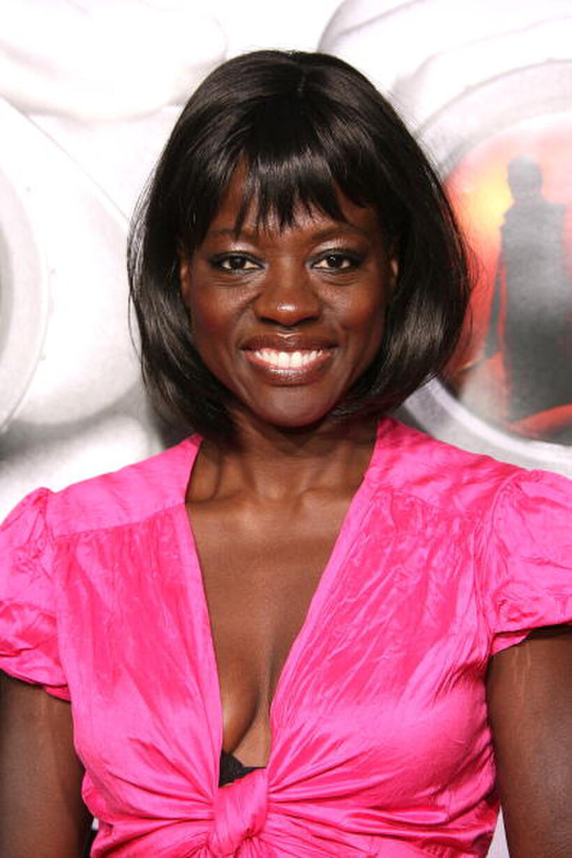 Actress Viola Davis at the Hollywood premiere of "Disturbia."