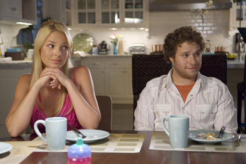 Katherine Heigl and Seth Rogen in "Knocked Up."