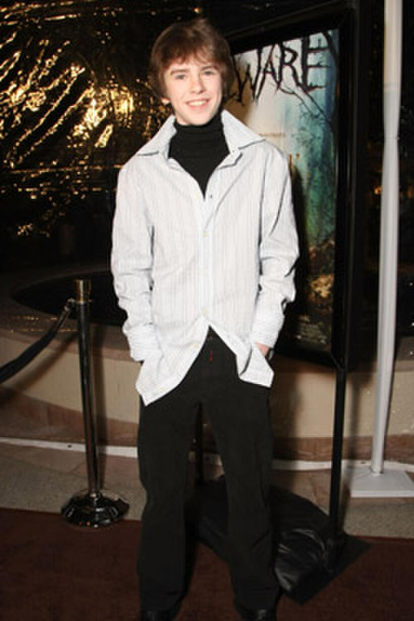 Actor Freddie Highmore at the L.A. premiere of "The Spiderwick Chronicles."