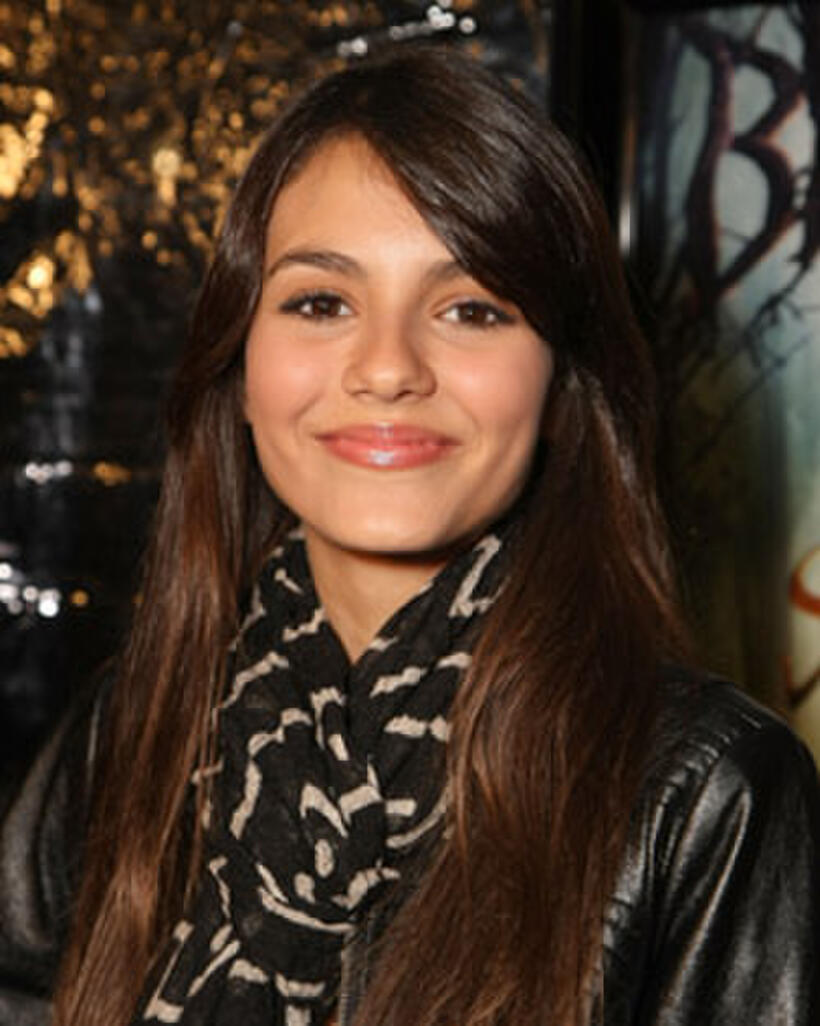 Actress Victoria Justice at the L.A. premiere of "The Spiderwick Chronicles."
