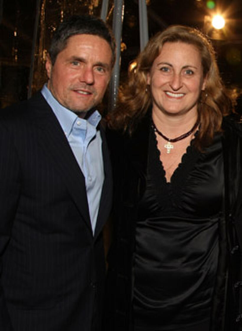 Paramount CEO Brad Grey and Cyma Zarghami at the L.A. premiere of "The Spiderwick Chronicles."