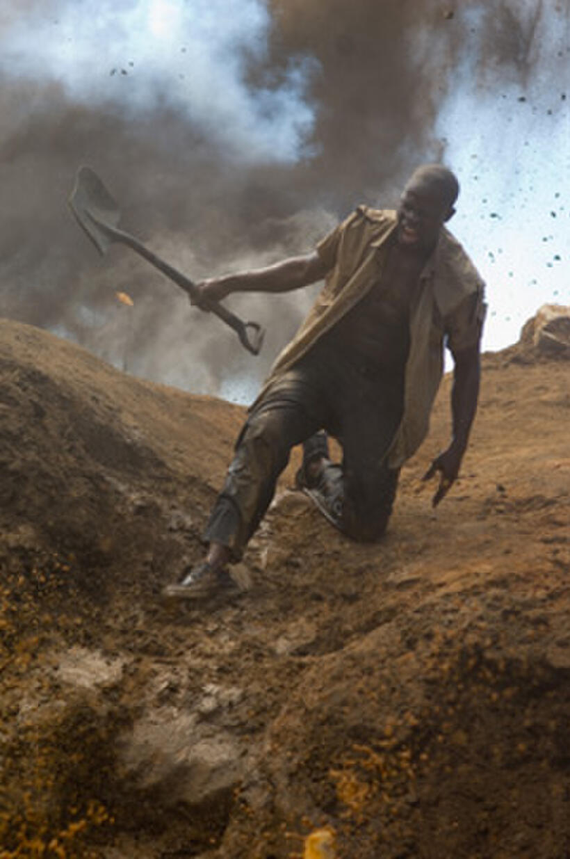 Djimon Hounsou in "Blood Diamond." 