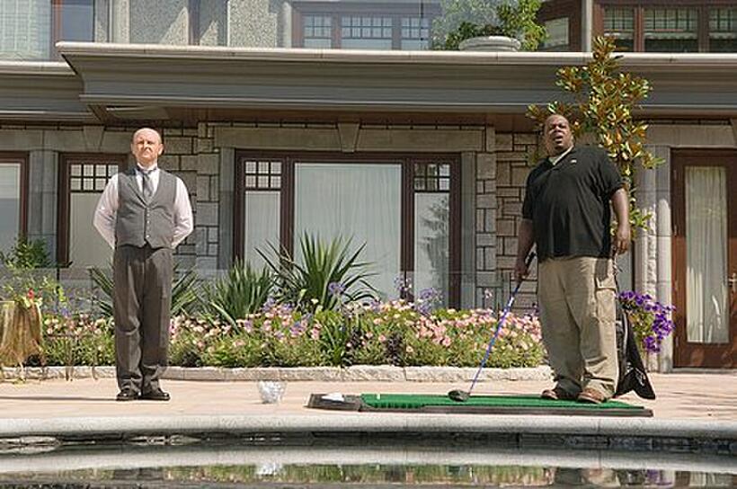 Robert Clarke and Cedric the Entertainer in "Code Name: The Cleaner."