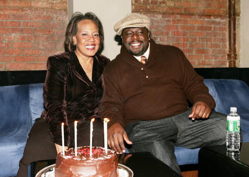 Rosetta Kyles celebrates her birthday with her son Cedric The Entertainer at the "Code Name: The Cleaner" premiere after party in New York.