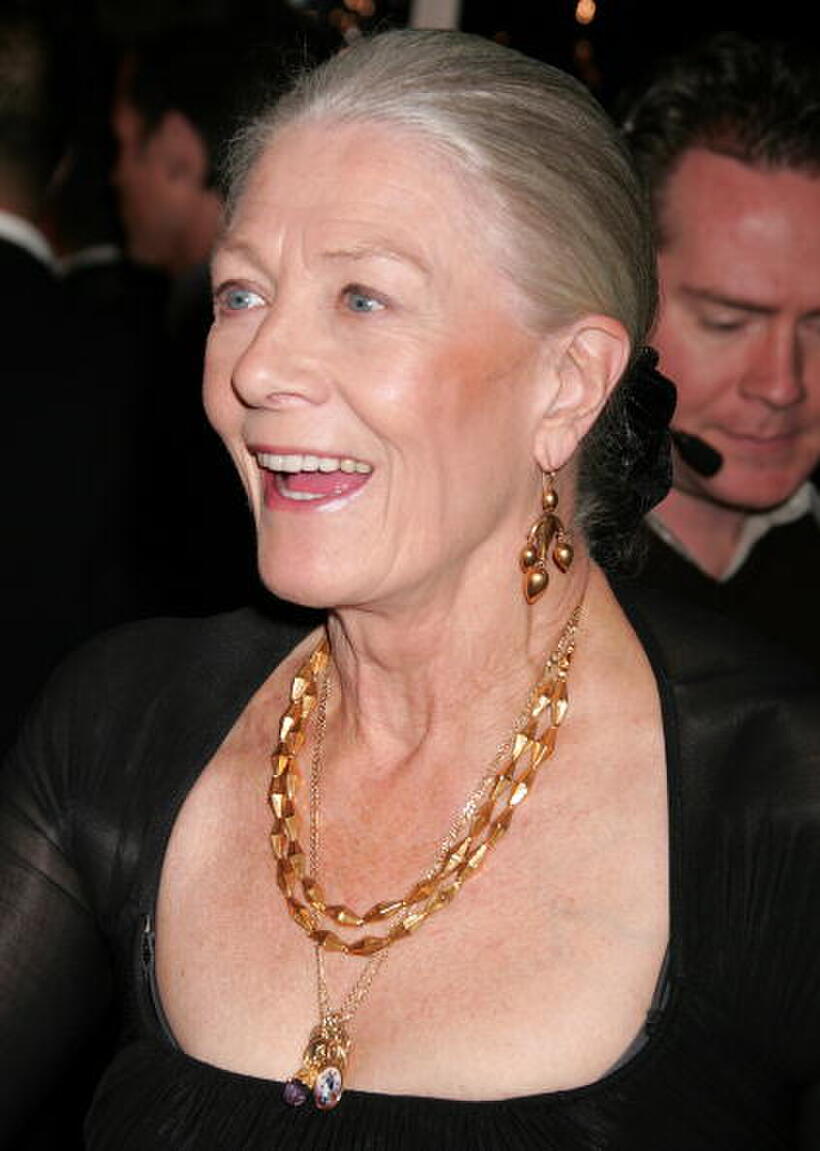 Actress Vanessa Redgrave at the Beverly Hills premiere of "Atonement."