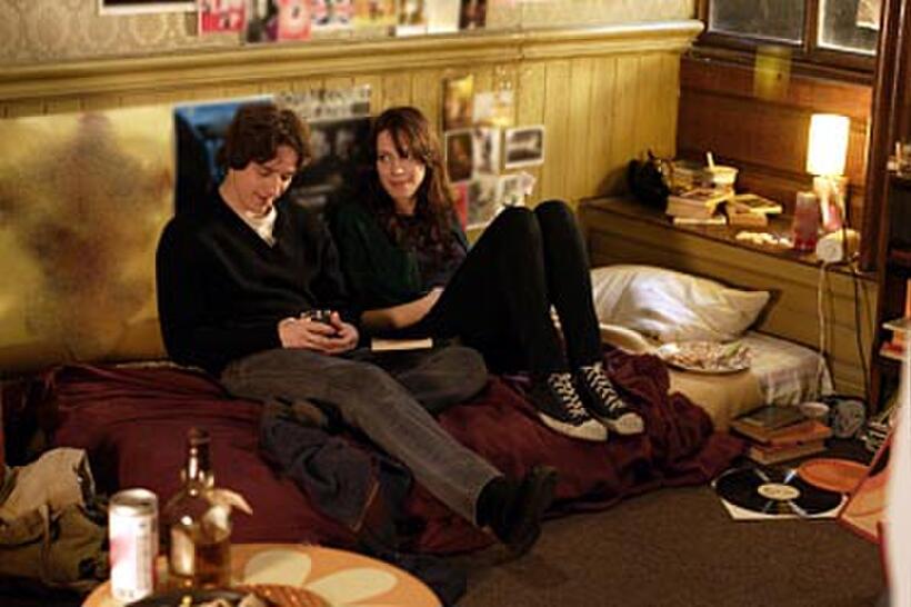 Brian (James McAvoy) and Rebecca (Rebecca Hall) spend New Year's eve together in "Starter for 10."