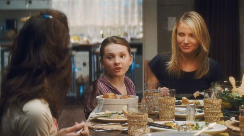 Heather Wahlquist as Aunt Kelly, Abigail Breslin as Anna and Cameron Diaz as Sara in "My Sister's Keeper."