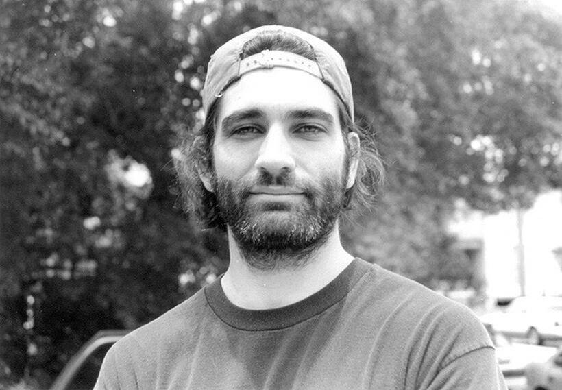 Director Michael Tully on the set of "Cocaine Angel."