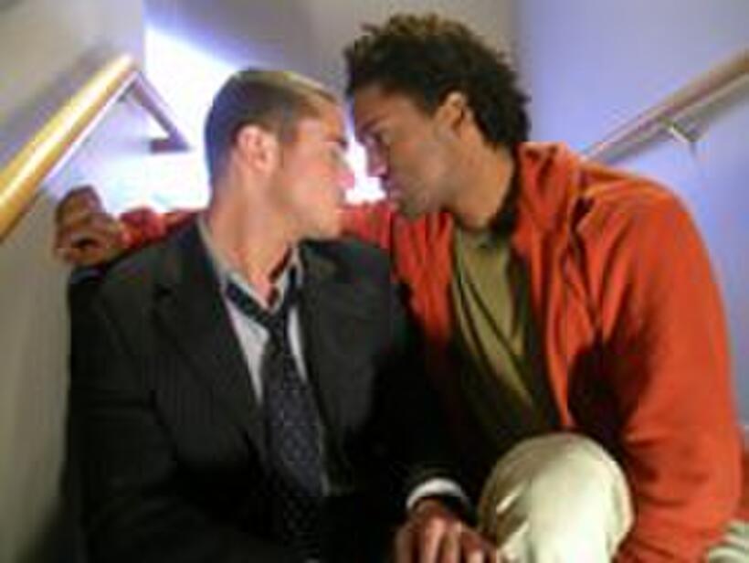 Derek Magyar and Darryl Stephens in "Boy Culture"