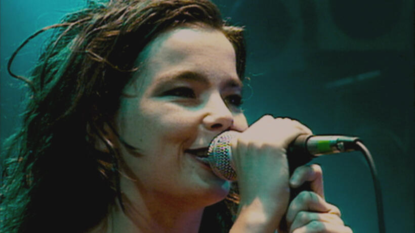 Björk in "Glastonbury."