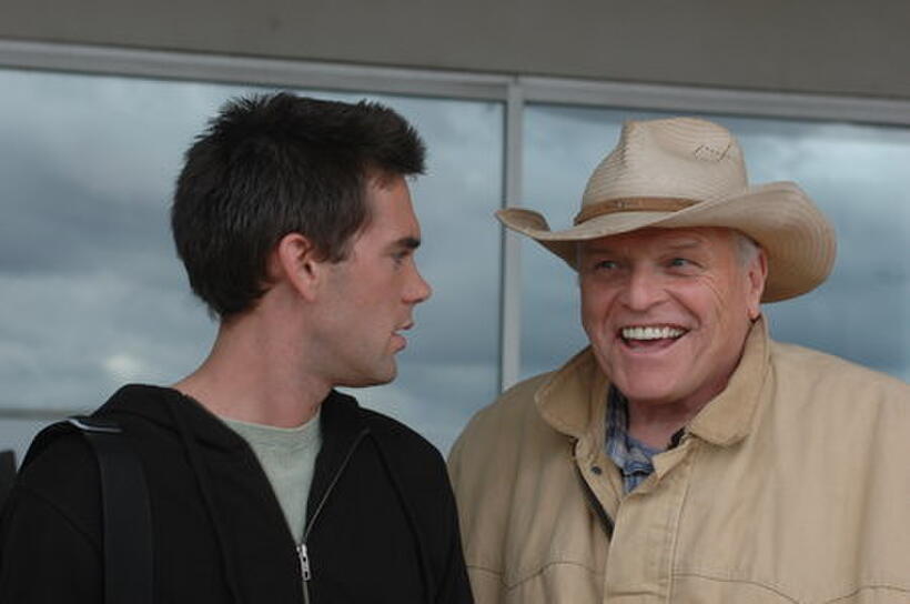 Drew Fuller and Brian Dennehy in "The Ultimate Gift."