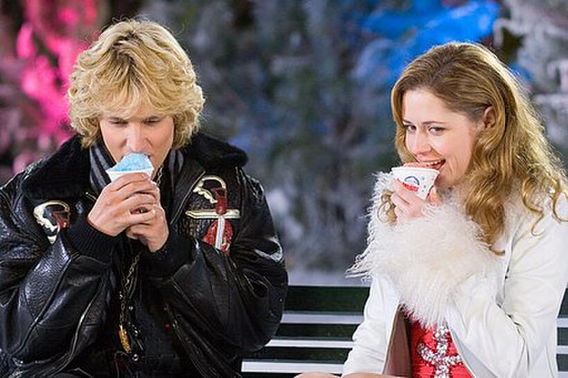 Jimmy MacElroy (Jon Heder) and Katie Van Waldenberg (Jenna Fischer) in "Blades of Glory."