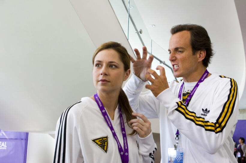 Jenna Fischer and Will Arnett in "Blades of Glory."