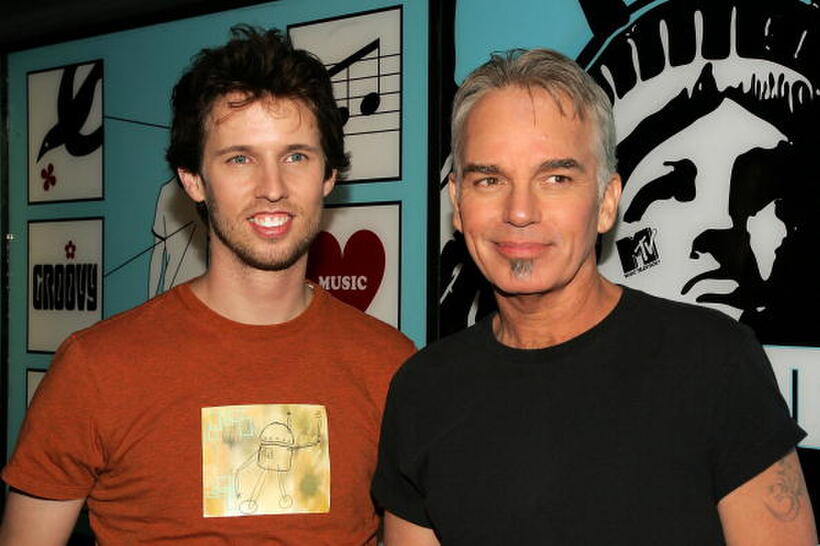 "Blades of Glory" star Jon Heder and Billy Bob Thornton make an appearance on MTV's Total Request Live.