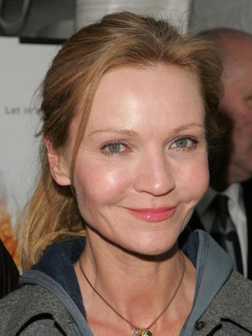 Joan Allen at the New York premiere of "Reign Over Me" 