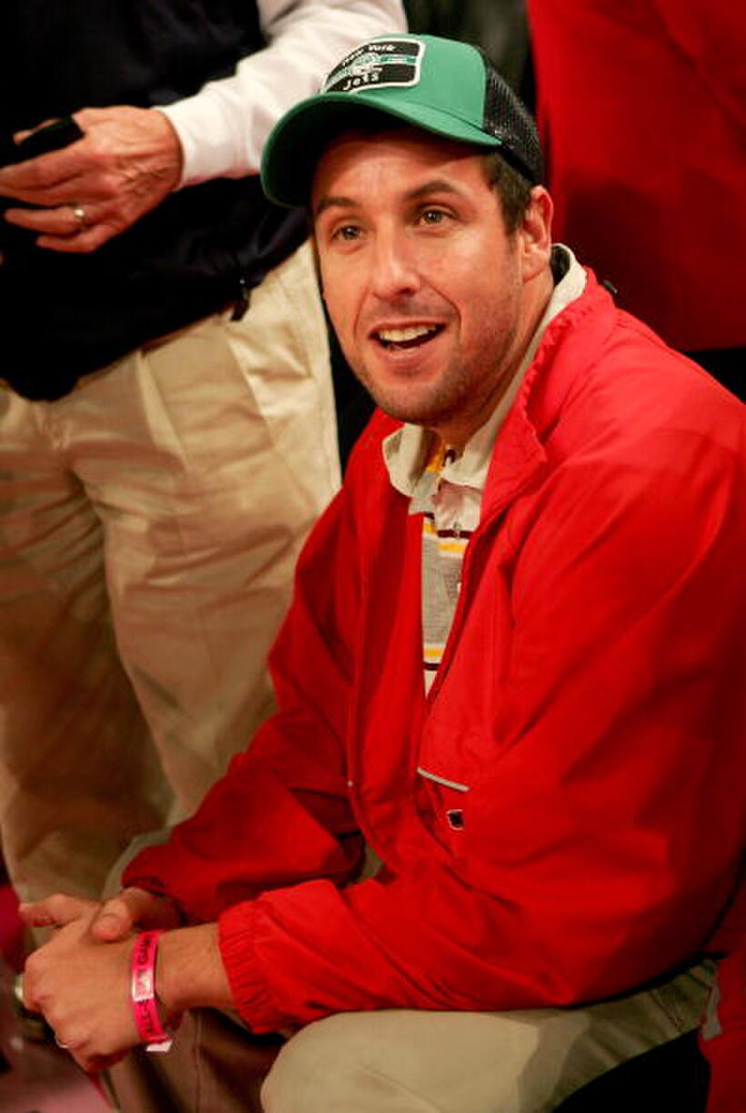"Reign Over Me" star Adam Sandler at the 2007 NBA All Star Game in Las Vegas.