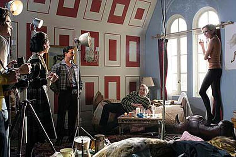 Illeana Douglas, Jimmy Fallon and Sienna Miller in "Factory Girl."