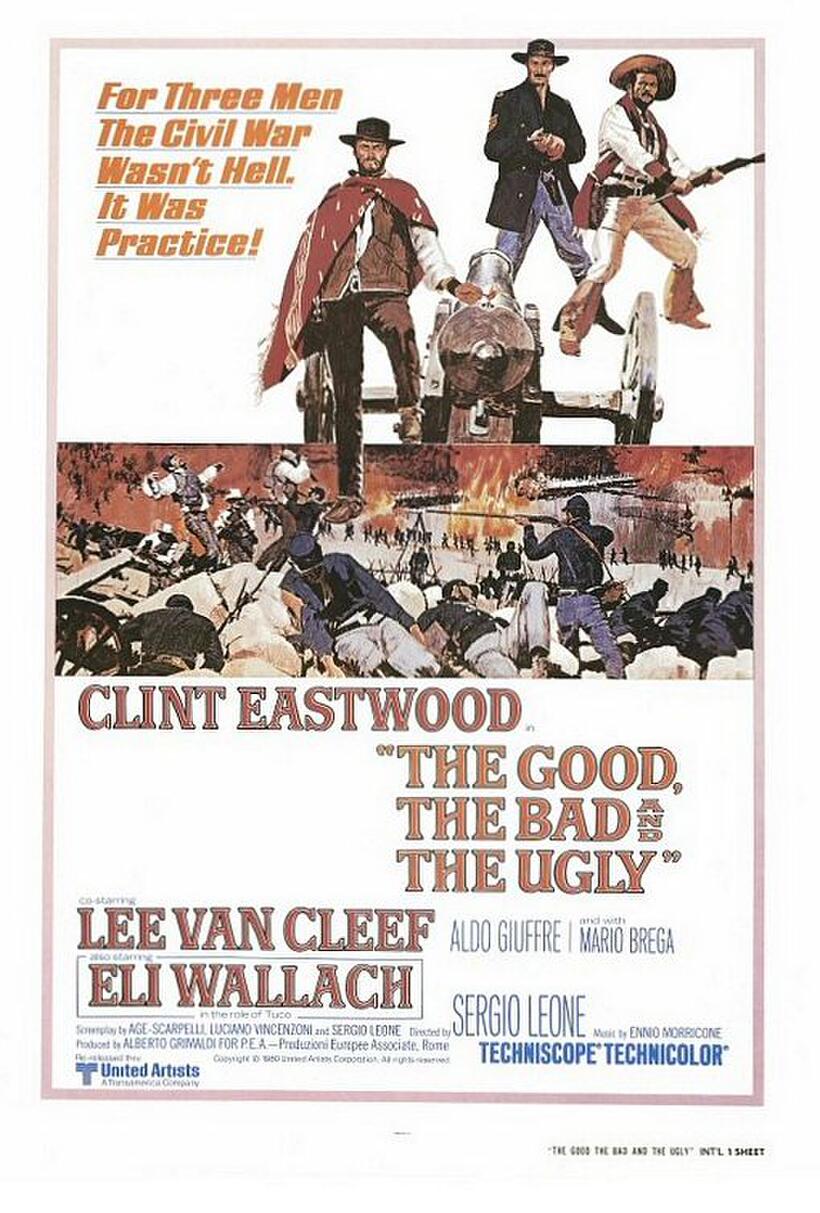 Poster art for "The Good, the Bad and the Ugly."