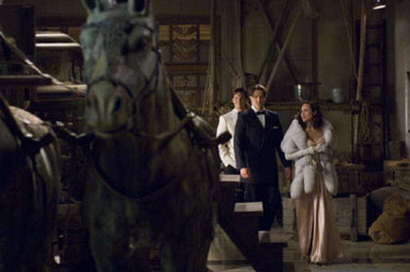 Luke Ford, Brendan Fraser and Maria Bello in "The Mummy: Tomb of the Dragon Emperor." 