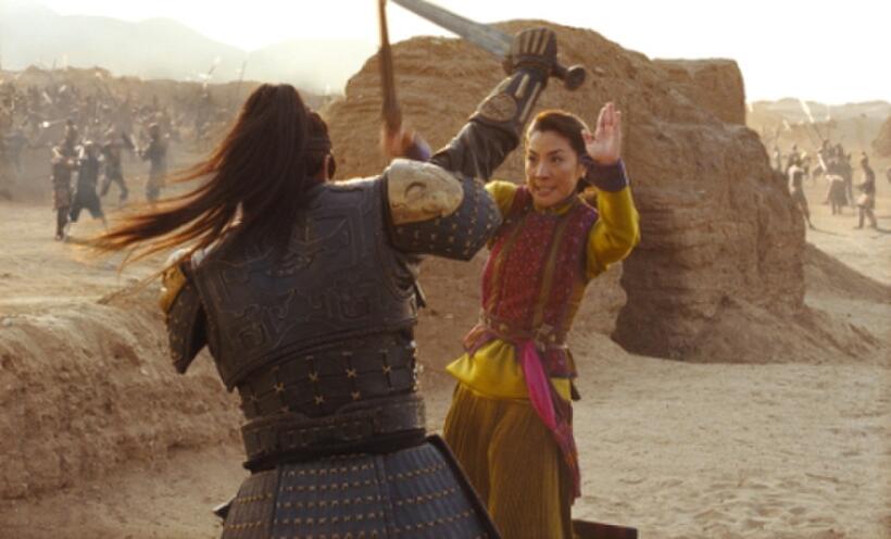 A scene from "The Mummy: Tomb of the Dragon Emperor."