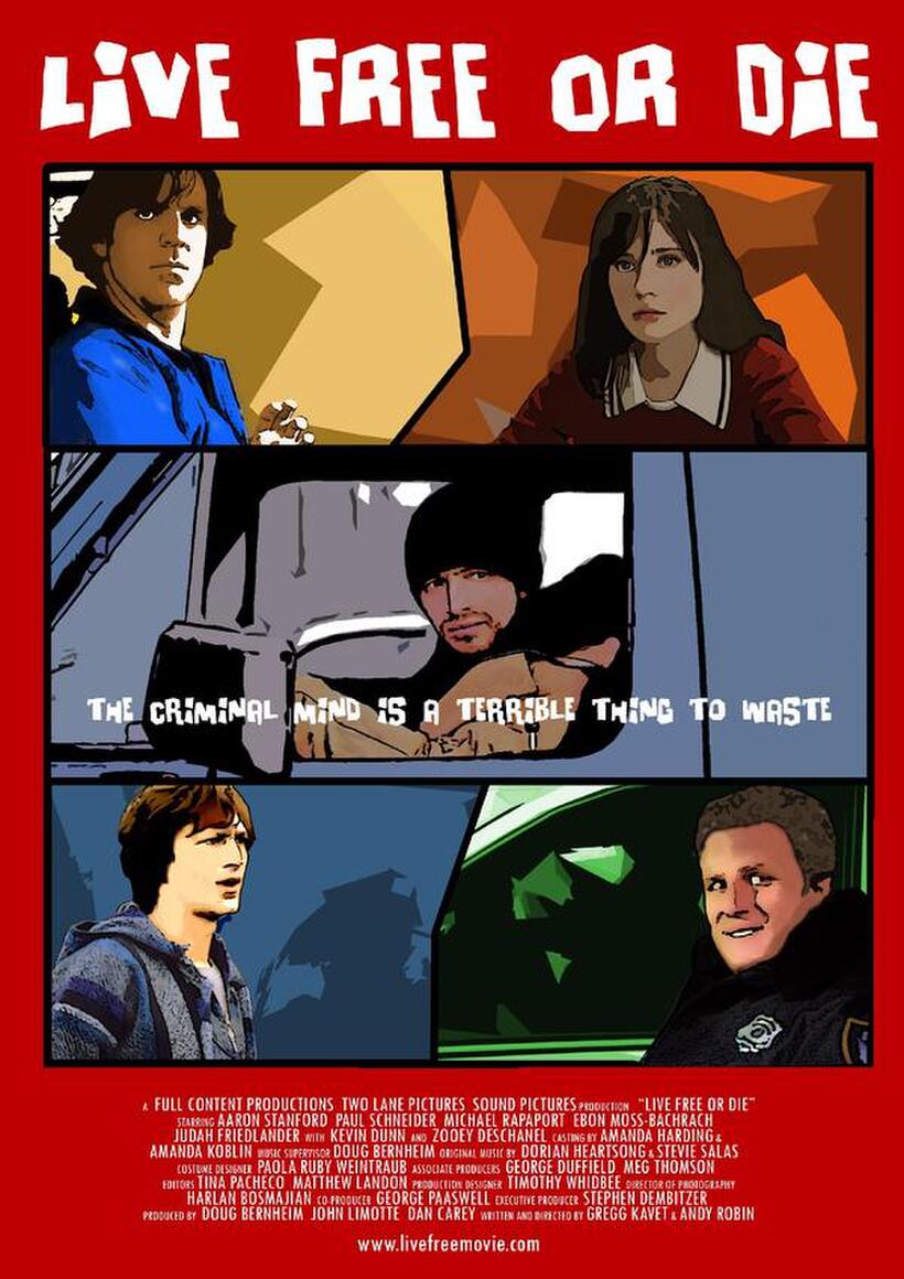 Poster art for "Live Free or Die."