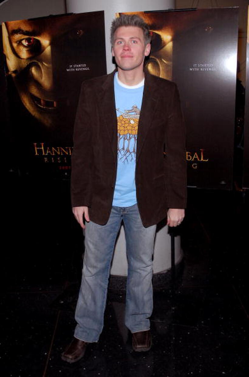 Actor Christian Finnegan at the N.Y. premiere of "Hannibal Rising."