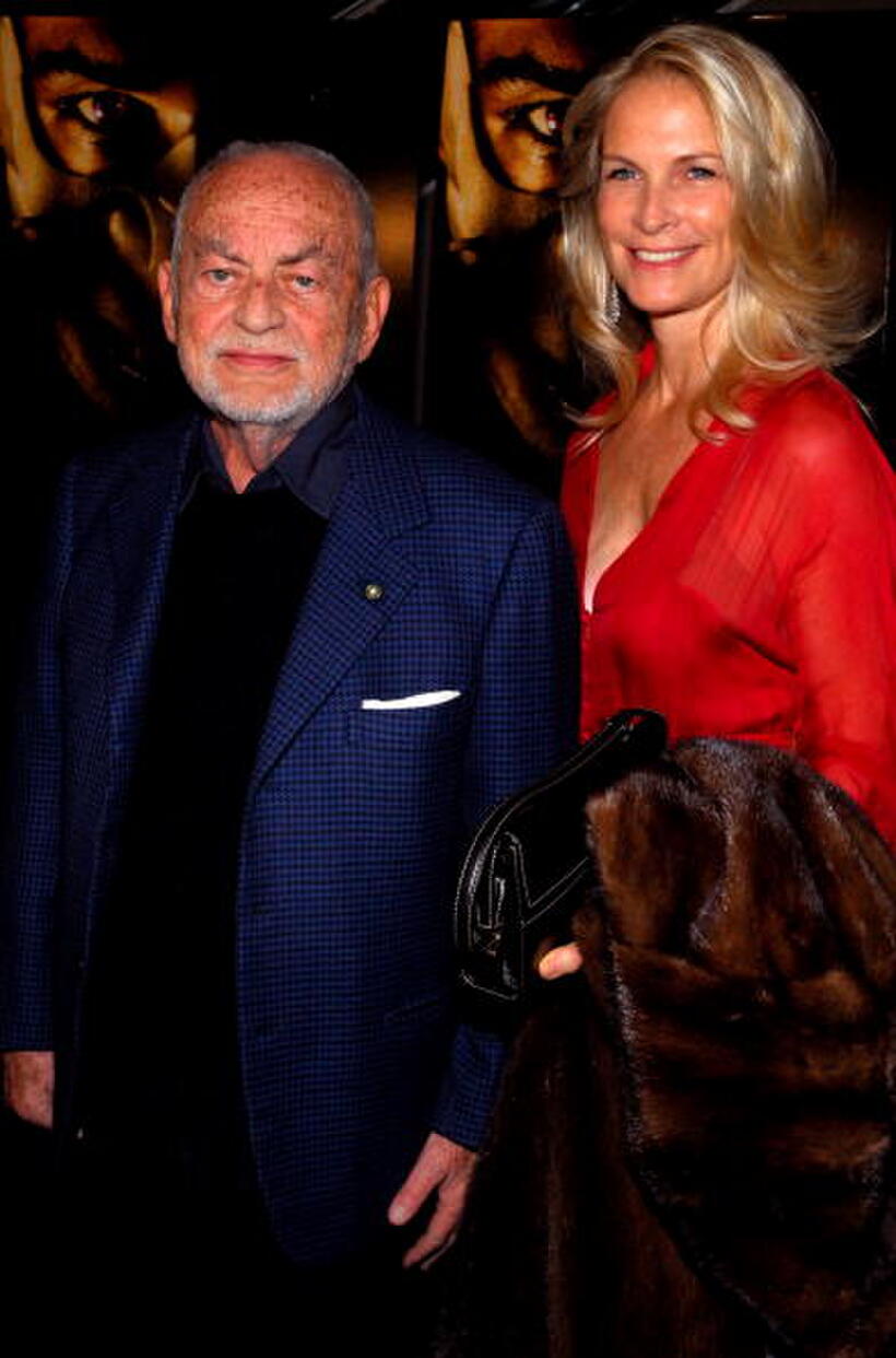 Producers Dino De Laurentiis and Martha De Laurentiis at the N.Y. premiere of "Hannibal Rising."