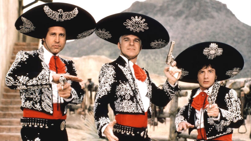 
	Three Amigos Steve Martin, Chevy Chase and Martin Short
