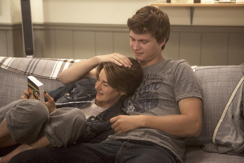 
	Shailene Woodley and Ansel Elgort in The Fault in Our Stars
