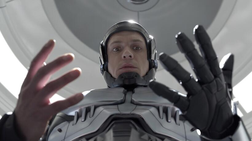 
	Alex Murphy (Joel Kinnaman) in &lsquo;RoboCop&rsquo;

