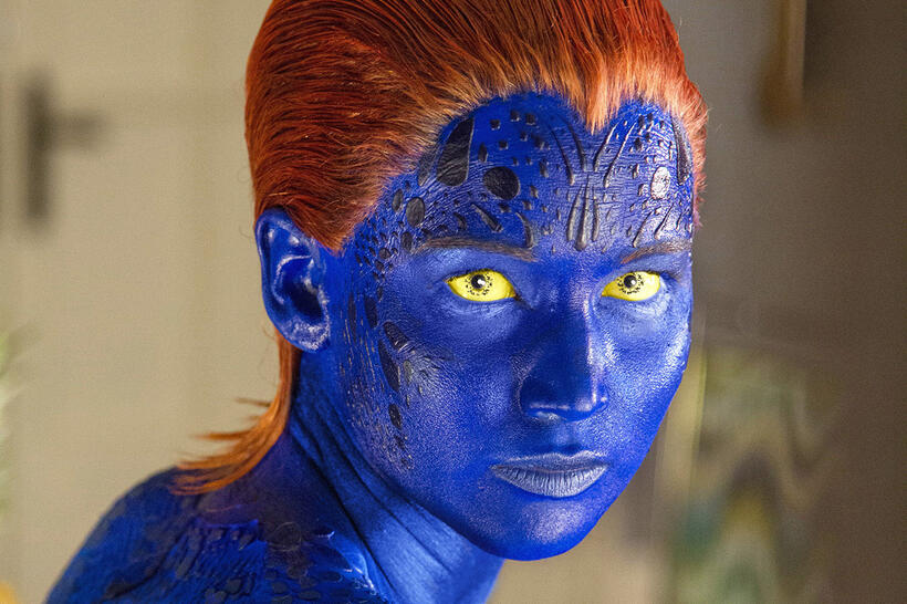 
	Jennifer Lawrence As Raven/Mystique in 'X-Men: First Class'
