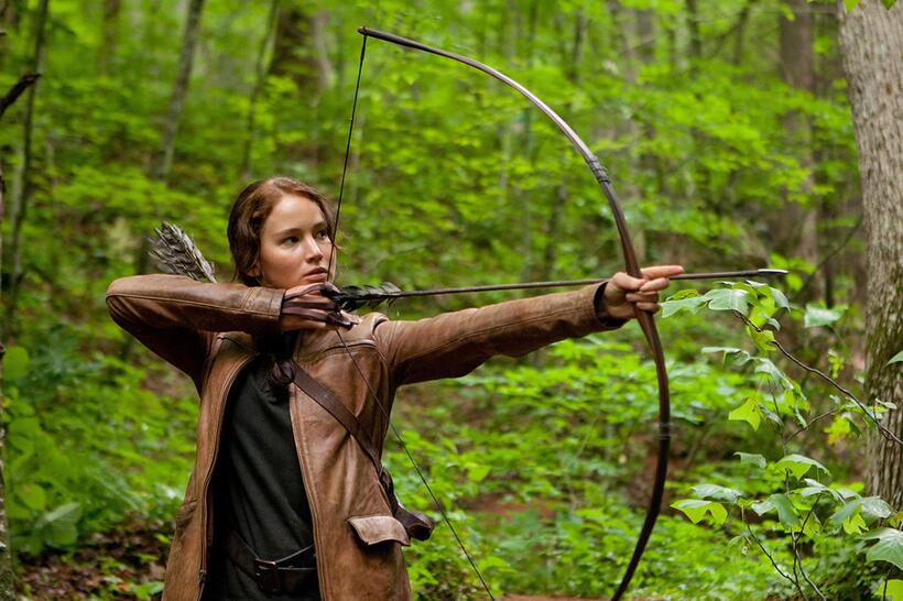
	Jennifer Lawrence As Katniss Everdeen in 'The Hunger Games'
