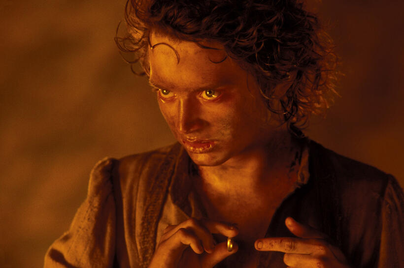 Elijah Wood as Frodo Baggins in Lord of the Rings: The Return of the King