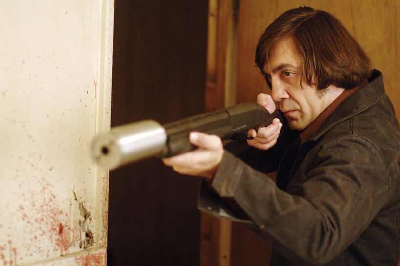 
	Javier Bardem in No Country for Old Men (2007)
