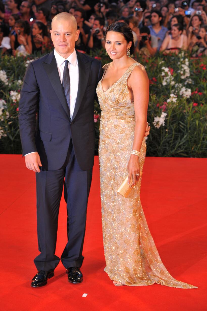 Matt Damon and wife Luciana
