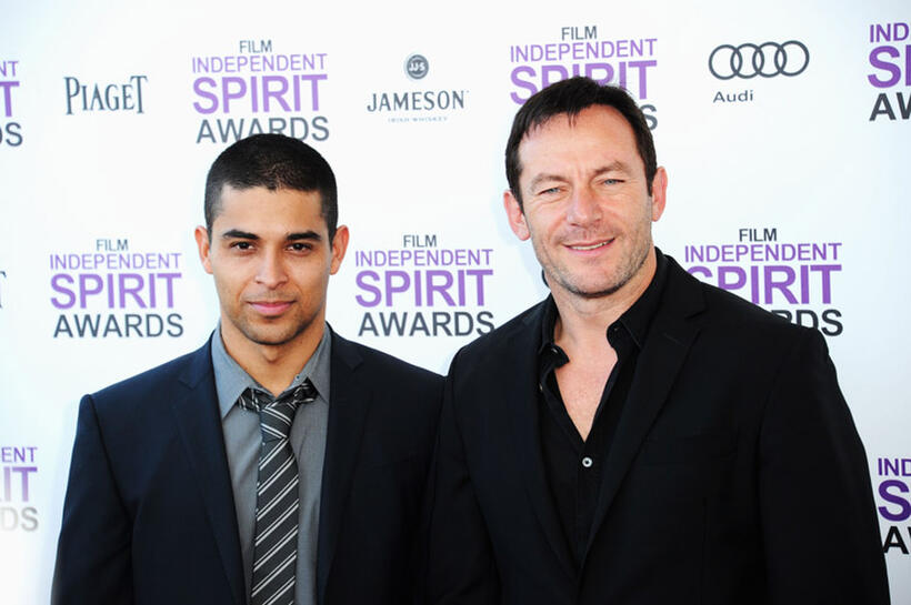 Wilmer Valderrama and Jason Isaacs 