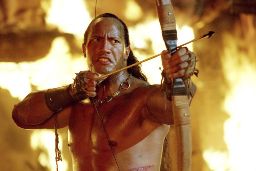 
	Dwayne Johnson in THE SCORPION KING
