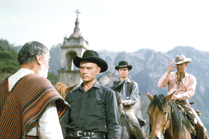 
	The Magnificent Seven Steve McQueen and Yul Brynner
