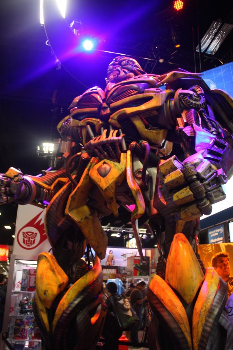 
	Comic-Con Convention Floor Bumblebee Transformers
